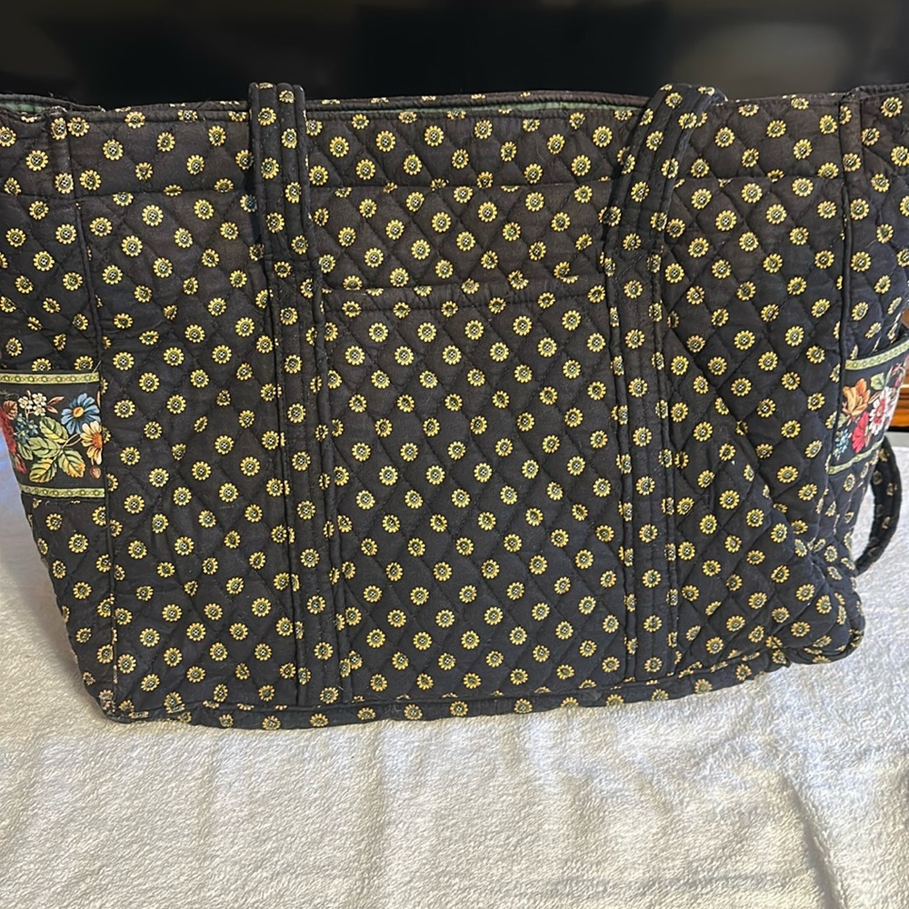 Vera Bradley tote approx 24x11x6. Used condition